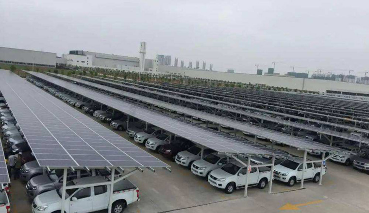 100千瓦光伏停車場投資多少，停車坪搭建光伏違建嗎